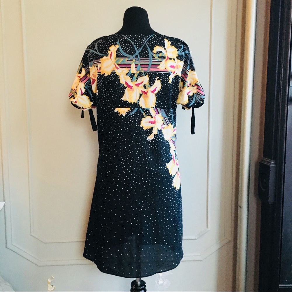 ❤️Vintage 80’s Large Print BohoChic Dress - Picture 5 of 6